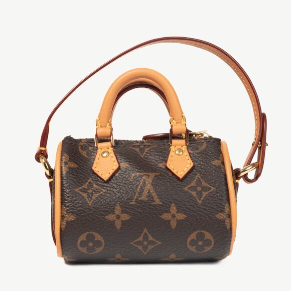 Louis Vuitton Micro Speedy Monogram Bag Charm - Picture 4 of 12